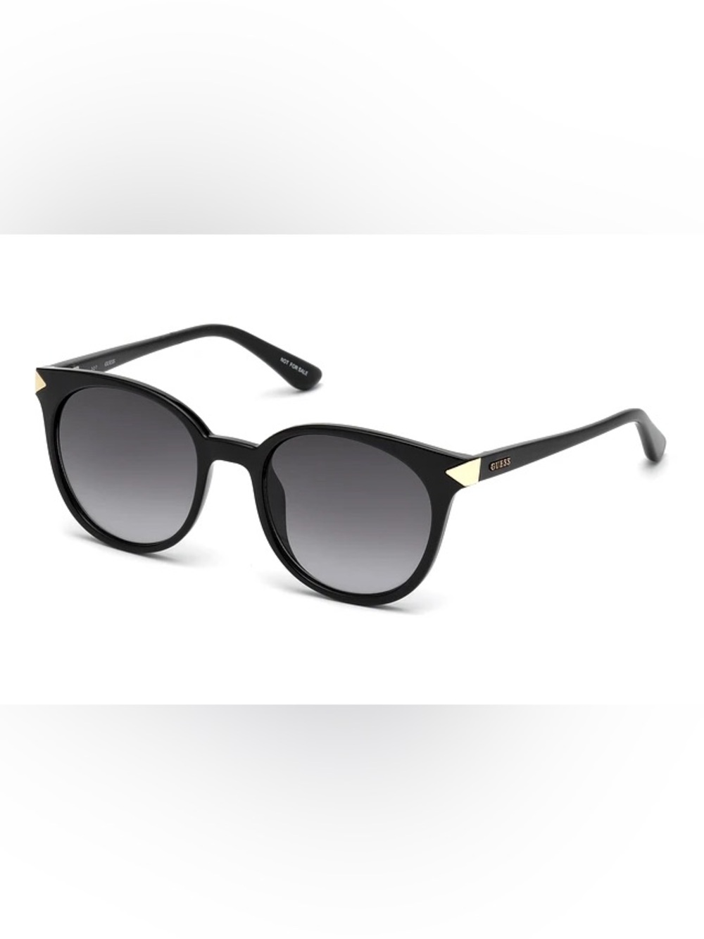 Guess round black frame sunglasses